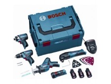 Дрель-шуруповерт Bosch набор: gsr + gop + gdr + gsa + gli